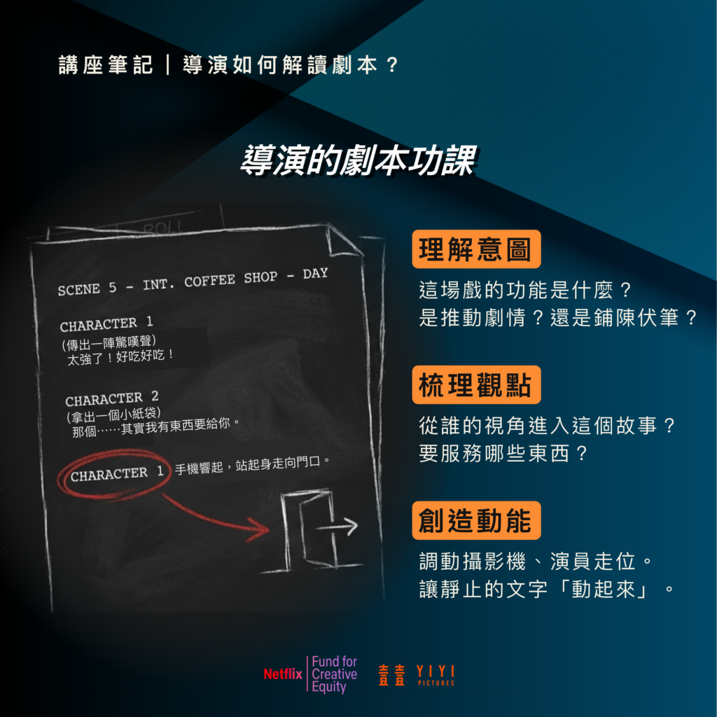 林君陽:能夠激發團隊共同創作想像力的劇本,就是一個好的劇本 4 講座_導演_02