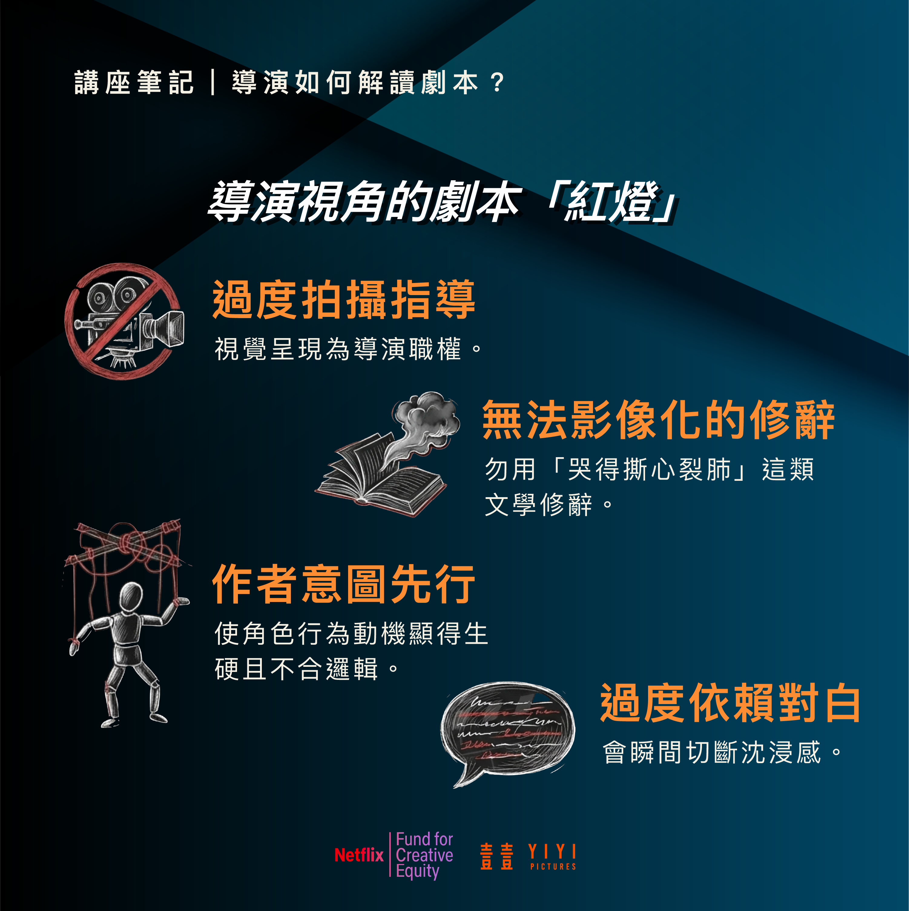 林君陽:能夠激發團隊共同創作想像力的劇本,就是一個好的劇本 8 講座 導演 06